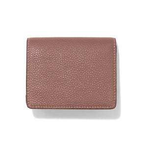French Mauve Interlock Harmony Crossbody Wallet