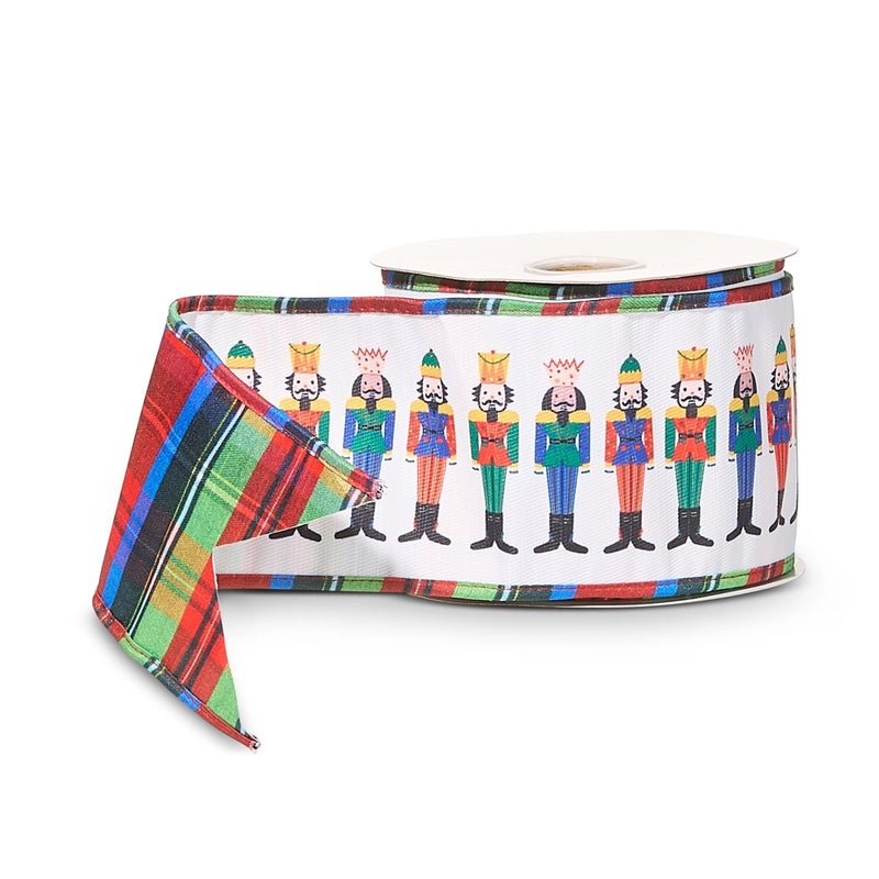4”x10 yards nutcracker ribbon