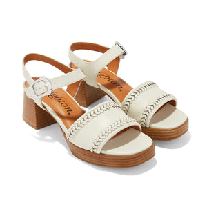 Fionna White Sandal
