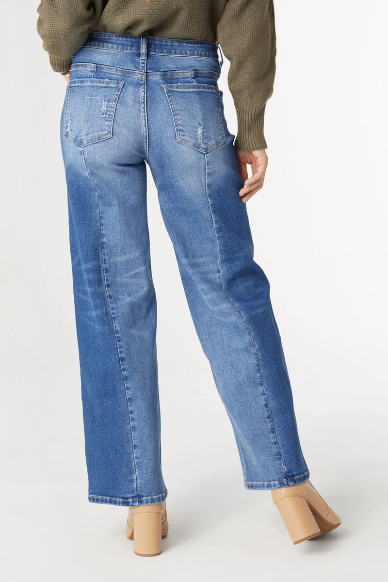 Ever stretch Wide Leg Dual Wash jean