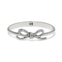 Illumina bow hinged bangle
