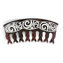 London Groove brown Large Hair Clip