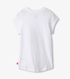 Soda pop tie front tee