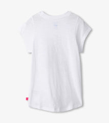 Soda pop tie front tee