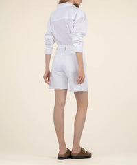 Hailey HR Bermuda short- White