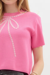 Pink Bow top