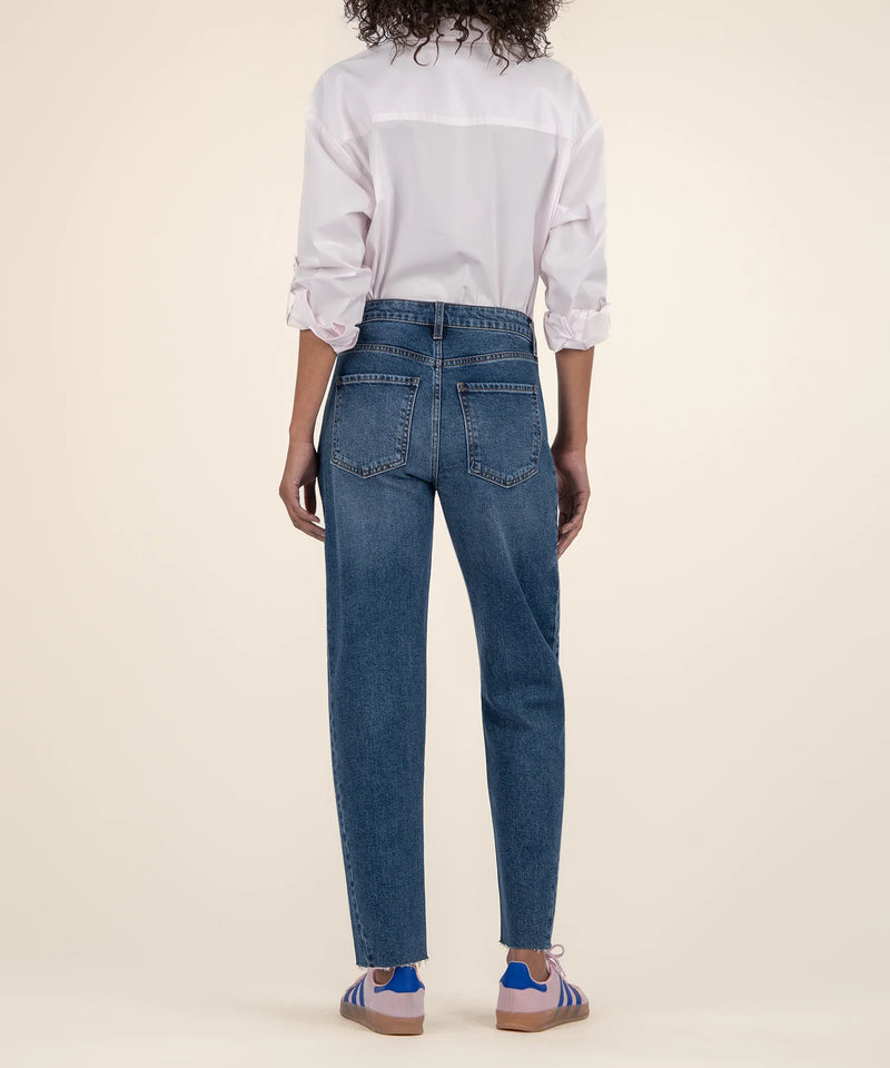 Ashley Moderate Dark wash slouchy jean