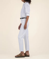 Ashley white high rise slouchy denim