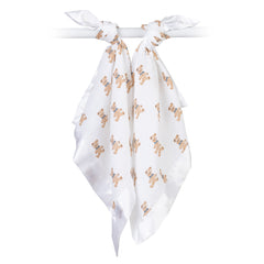 Lulijo- Cotton Vintage teddy Security Blankets- Set of 2