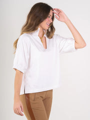POPPY TOP WHITE COTTON