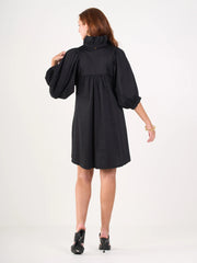 Stella Dress-Black cotton