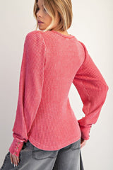 Mineral Washed Thermal Top