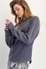 Mineral Washed Thermal Top