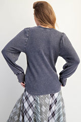 Mineral Washed Thermal Top