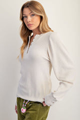 Mineral Washed Thermal Top