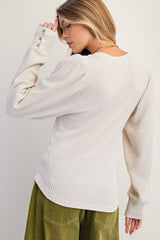 Mineral Washed Thermal Top