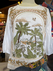 Linen Boatneck blouse
