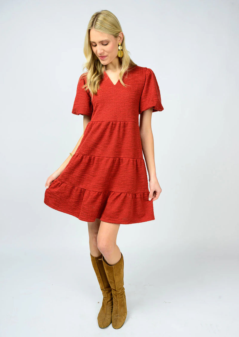 Tiered Knit Dress