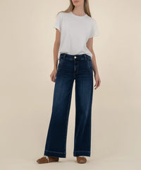Meg- High Rise wide leg jean