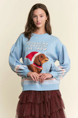 DACHSHUND XMAS HOLIDAY SWEATER