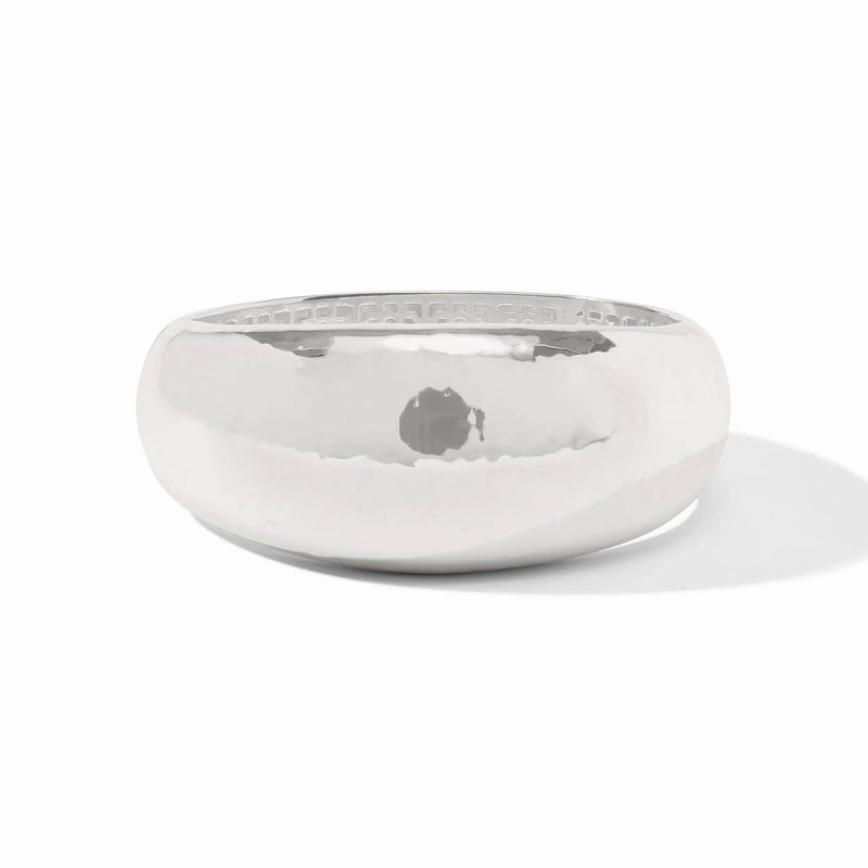 Catalina Statement hinged bangle-Silver