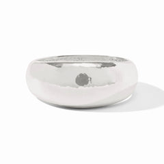Catalina Statement hinged bangle-Silver