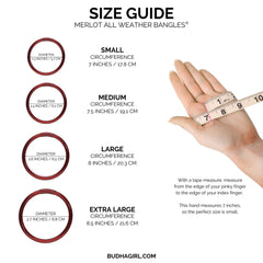 Merlot all weather bangles