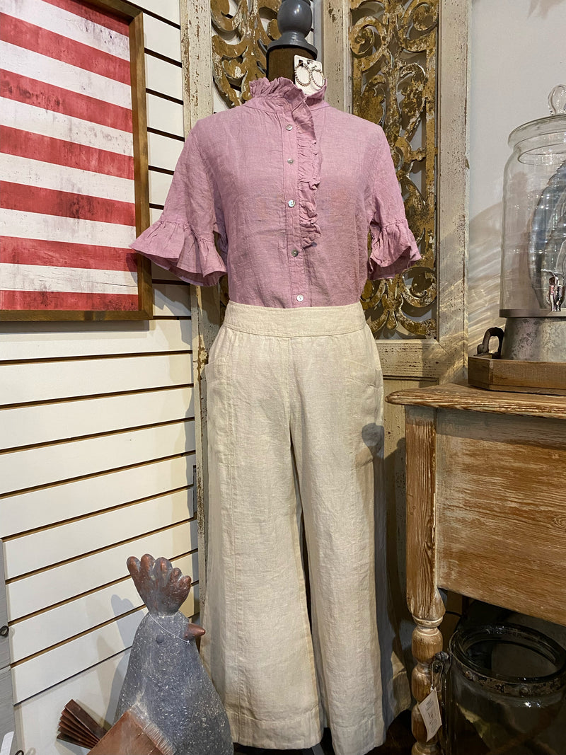 Linen Slouch Pocket Pant