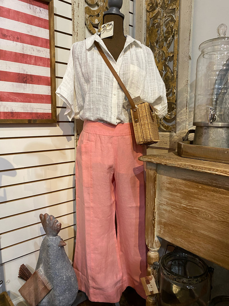 Linen Slouch Pocket Pant