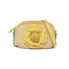 Lemon/Natural Rosie camera bag