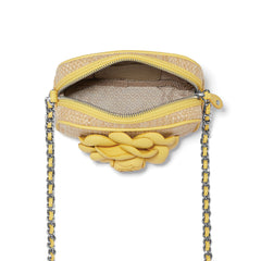 Lemon/Natural Rosie camera bag
