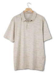 Mens beige polo