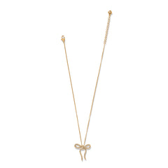 Illumina Gold Bow necklace