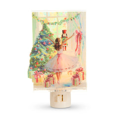 6” twirl of the season layered night light