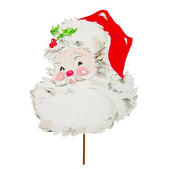 Becks red Santa head stake