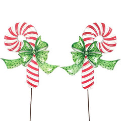 Becks traditional candy cane stake