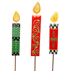 Christmas cottage candles