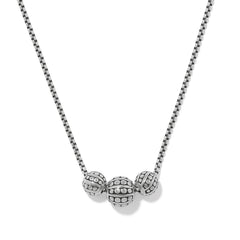 Pebble dot trio necklace