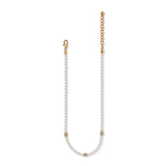 Meridian Petite pearl 2tn station necklace