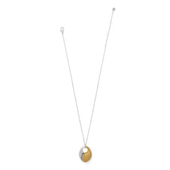 Inner circle oval pendant necklace