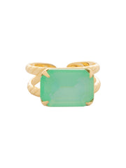 Emerald Cocktail Ring - Green