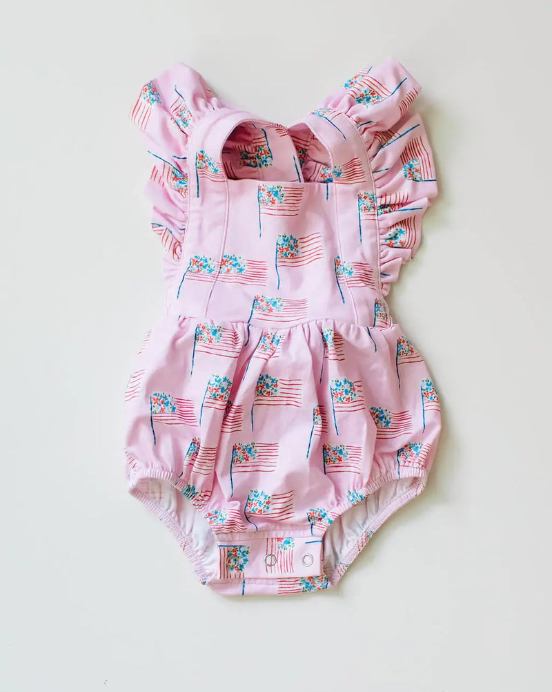 Emmy Bubble in Pink Flags