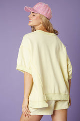 'Sunkissed' Mineral Washed Short set