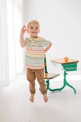 Alex Tee in Primary Stripe