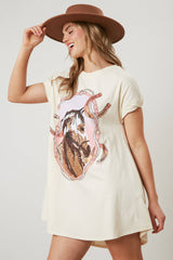 Sequin Horse Mini Dress