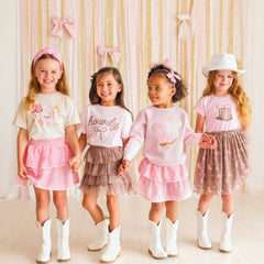 Pink Bandana Western Bow Headband - Kids Hair Accessories