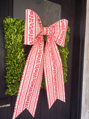 The Rouge Provençal Stripe Bow