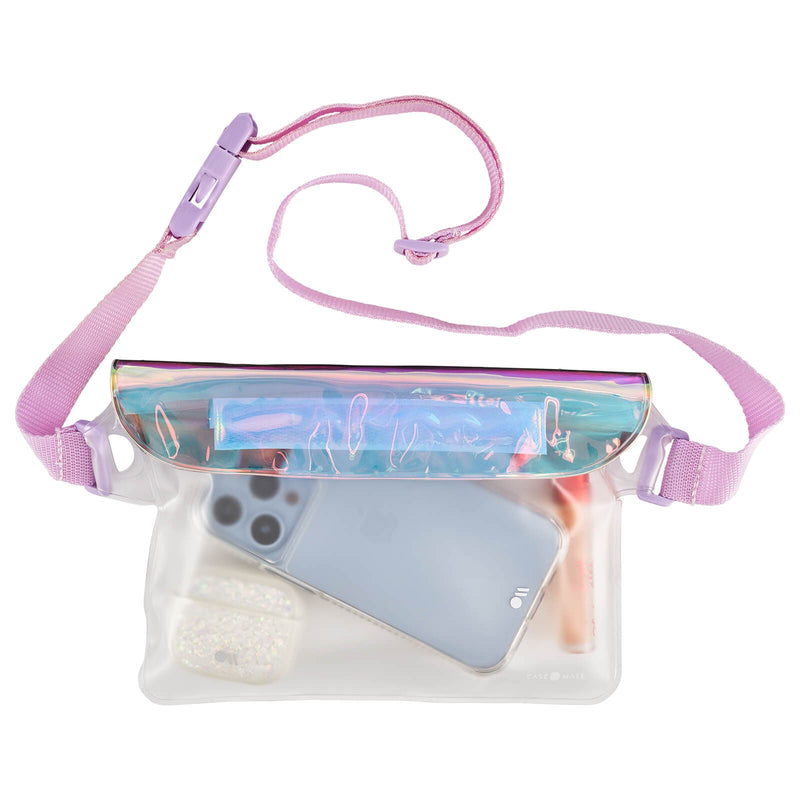 Phone Fanny Pack (Iridescent) - Phone Pouch: Iridescent