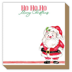 Ho Ho Ho Merry Christmas Santa iRed Suit Mini Luxe Notepad