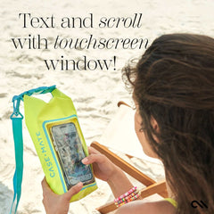Waterproof Mini Phone Bucket Bag: Citrus Splash